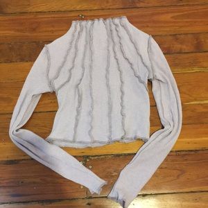 Spring cropped long sleeve